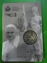 2 ЕВРО САН МАРИНО 2011 БЛИСТЕР ПАПА БЕНЕДИКТ XVI  2 € , снимка 1
