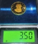 Юбилейна златна монета 22К, снимка 4