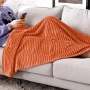 MIULEE пухкаво одеяло 150x200см Orange Red, снимка 4
