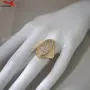 Пръстен с 14К златно покритие 224946, снимка 4