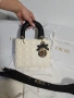 Lady Dior Дамска Бяла Чанта Код Brand Luxury Fashion2, снимка 1