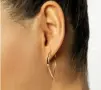 Златни обеци 14 карата, снимка 6