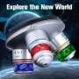 НОВ Комбиниран бинокулярен микроскоп, окуляри WF10x и WF25x, увеличение 40X-1000X, LED светлина, снимка 2