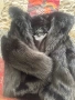Пухено черно яке , снимка 3