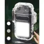 ЕЛЕКТРИЧЕСКА ЗАПАЛКА С LED ФЕНЕР 3 В 1 С 3 РЕЖИМА, ВОДОУСТОЙЧИВА, USB Type-C, снимка 5