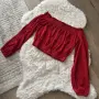 Червена блуза H&M, снимка 2