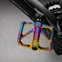 Ултра леки педали за велосипед PROMEND R67 Rainbow, CNC Алуминий, 3 Лагера, снимка 9