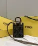 Fendi Дамска Луксозна Чанта С Къса И Дълга Дръжка Естествена Кожа Код ch55, снимка 1