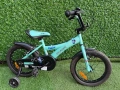Byox велосипед 16 цола с помощни колела, предни и задни спирачки, снимка 4