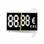 Картонени етикети за цени в Евро | Черни | 65x38 мм | 200 броя, снимка 2