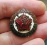 Значка знак Трети Разряд СССР. бронз. емайл винт. (чип)., снимка 1