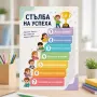 6946 Мотивационно табло Стълба на успеха, А4 формат, снимка 2