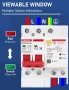 Dihool DZ47LED-50 RCBO 50A – автоматичен предпазител с дефектнотокова и SPD защита, снимка 5