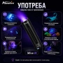 Професионален UV фенер 365nm ув фенерче лампа за фалшиви пари евро минерали скъпоценни камъни урина, снимка 3
