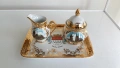 Vintage , порцеланов комплект на Kleiber Bavaria , украсен с 22-каратово злато, снимка 6