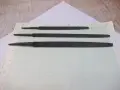 Лот от 3 бр. триъгълни пили, снимка 5