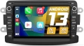 Android радио за Dacia/Renault – CarPlay/Android Auto, 7" сензорен екран, снимка 1