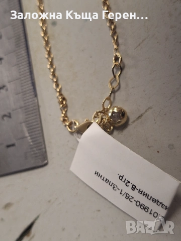 Дамско златно колие 8,2гр., снимка 3 - Колиета, медальони, синджири - 54327719