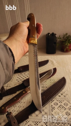 касапски ножове ръчна изработка, снимка 6 - Антикварни и старинни предмети - 54239225