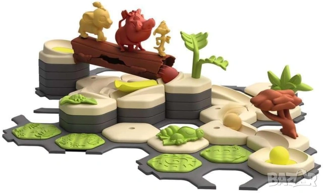 Ravensburger GraviTrax Junior - Комплект Цар Лъв е интерактивна система за изграждане на писти с топ, снимка 4 - Конструктори - 54976012