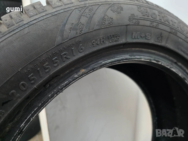 2бр зимни гуми 205/55/16 DUNLOP L05799 , снимка 4 - Гуми и джанти - 54697611