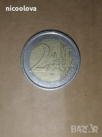 2 евро , Италия , зимни олимпийски игри 2006г, Торино , снимка 3 - Нумизматика и бонистика - 54402994