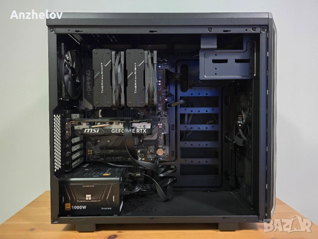 НОВ - RTX 4060 Ti 16GB, i5-14400, 32GB RAM, 2TB SSD, гейминг компютър gaming productivity pc