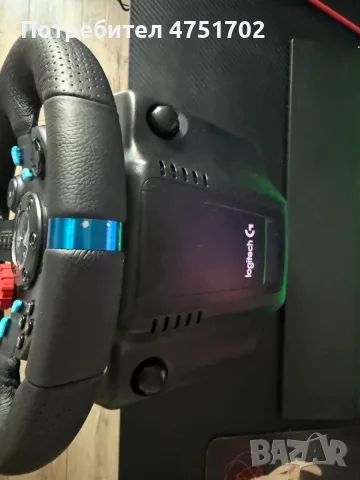 Logitech G29 + Shifter, снимка 2 - Джойстици и геймпадове - 55326692