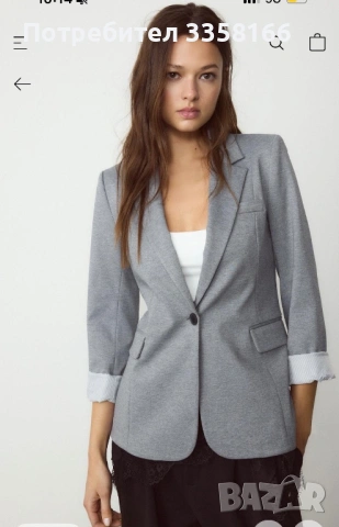 Чисто нов блейзър stradivarius, снимка 2 - Сака - 53975030