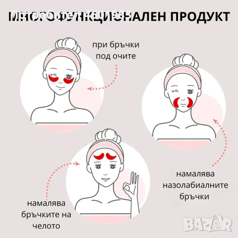 Хидрогелови  пластири за клепачи -40% , снимка 5 - Козметика за лице - 55366381