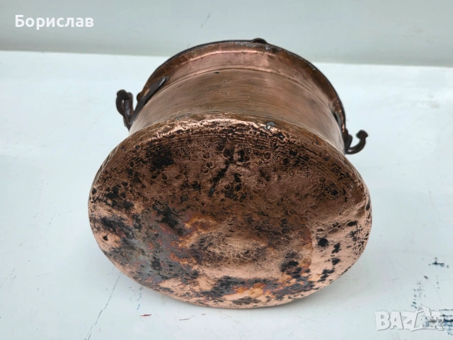 Медно котле - бакър, снимка 4 - Антикварни и старинни предмети - 55125391
