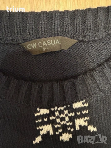 Коледен пуловер, унисекс, размер S, снимка 4 - Блузи с дълъг ръкав и пуловери - 53962968