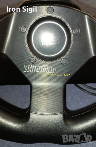 Logitech FORMULA GP RACING WHEEL Волан - ВСИЧКО В КУТИЯТА, снимка 4 - Джойстици и геймпадове - 54807484