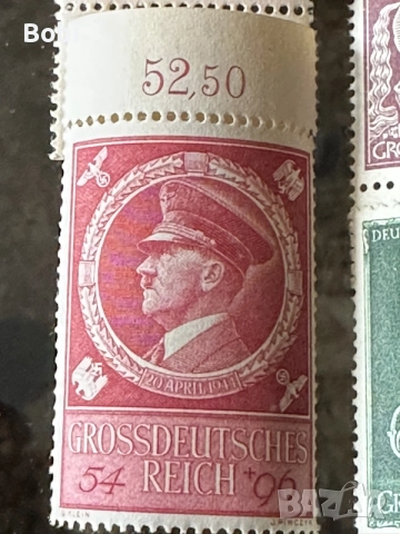 Лот пощенски марки GROSSDEUTSCHES REICH 1941-1944, снимка 4 - Филателия - 55528073