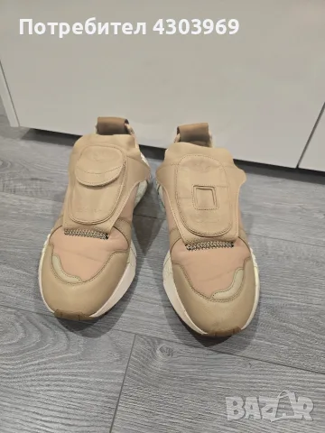 Оригинални кожени маратонки Adidas 47 1/3, снимка 2 - Маратонки - 55683981