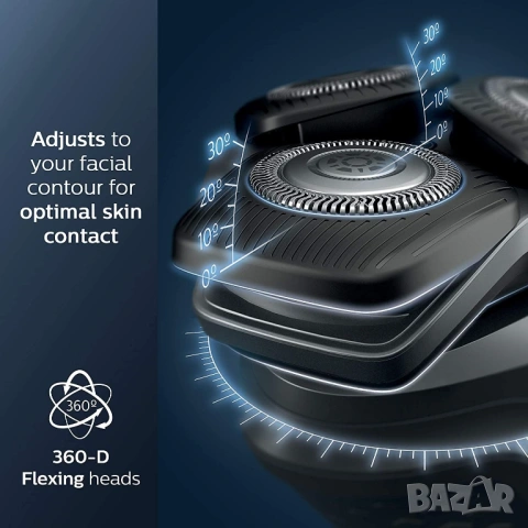Електрическа самобръсначка Philips Shaver Series 5000 S5579/50 Wet & Dry -  НОВА ЗАПЕЧАТАНА-, снимка 8 - Електрически самобръсначки - 54918947