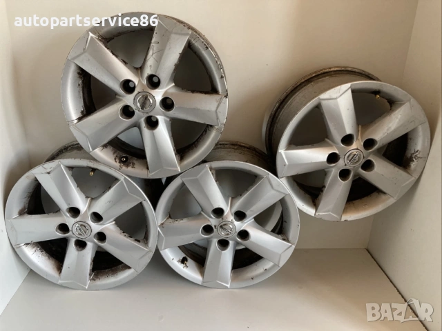 Комплект алуминиеви джанти 6.5x16 за Nissan Qashqai 1.5 dCi (2010) N3160140 ET40