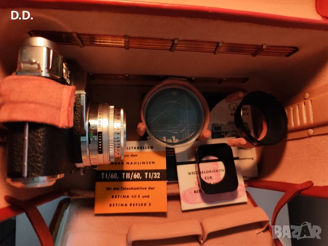 Kodak Retina Reflex S + аксесоари , снимка 8 - Фотоапарати - 54135628