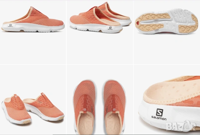 чехли / обувки Salomon Reelax Slide 5.0 W оранжеви 412785, снимка 4 - Чехли - 55124793