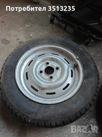 Желязна джанта с зимна гума 14" за Ford Fiesta (4х108) - 1 бр. Резервна
