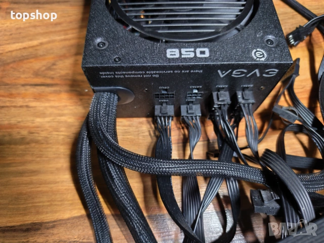 Захранване EVGA 850 BQ 850W Bronze Полумодулно , снимка 3 - Захранвания и кутии - 54093840
