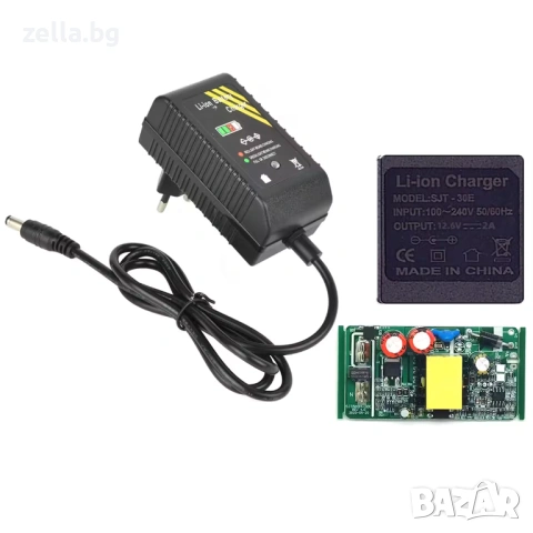 Зарядно устройство за Li-Ion батерии 12.6V 2A за 10.8V 3S BMS – за винтоверти, RC модели 10414, снимка 5 - Друга електроника - 54692954