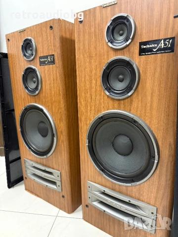 🔈Висококачествени трилентови подови тонколони Technics A51 - 100W-200W - 8 ома🔈, снимка 3 - Тонколони - 54939152