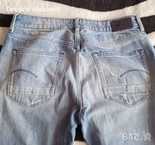 %!!!SALE!!!% КАТО НОВИ G-STAR RAW 100% ОРИГИНАЛНИ Slim Fit Jeans гъзарски дънки Джи Стар, снимка 5 - Дънки - 54238099