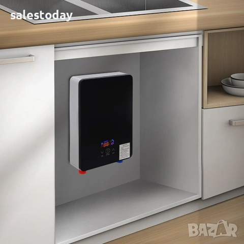 Проточен Бойлер стъкло, 5500W, 220V, 27см, снимка 5 - Бойлери - 54219108