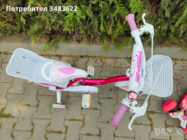 Детско колело/велосипед 14 цола + подарък тротинетка., снимка 3 - Велосипеди - 54580586