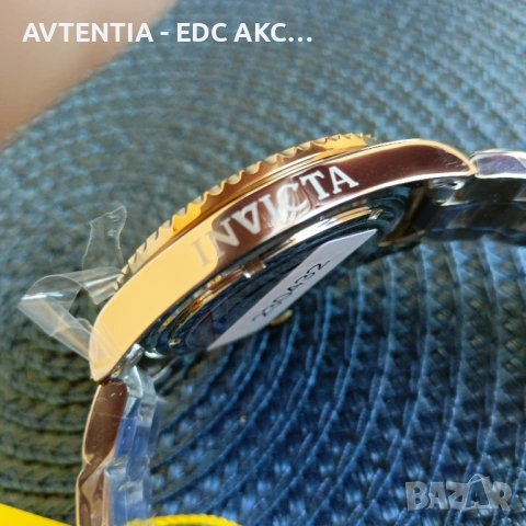Часовник Invicta Prodiver 100м, механизъм Seiko/Hattori/TMI, корона на винт, 43мм, синьо-зелен, снимка 7 - Мъжки - 54582280