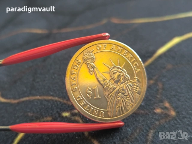 Монета - САЩ - 1 долар (Милър Филмор) UNC | 2010г., снимка 2 - Нумизматика и бонистика - 54007364