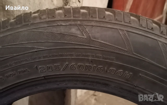Продавам 4 броя зимни гуми 205.60.16 на 1 сезон дот 2021 Falken , снимка 3 - Гуми и джанти - 54929460