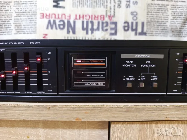 Еквалайзер"Fisher"EQ-870., снимка 3 - Еквалайзери - 55324264